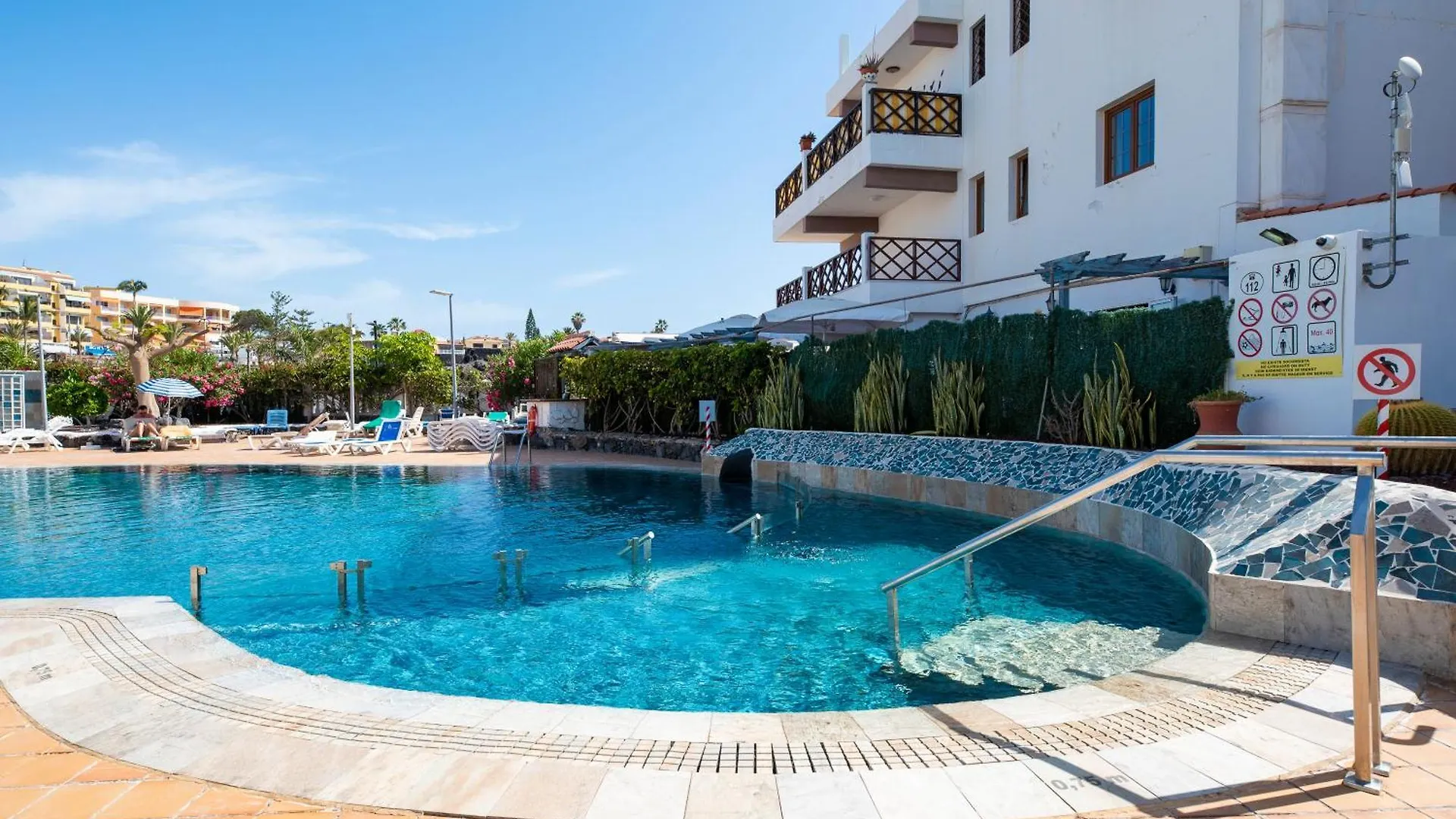 公寓 Neptuno Ocean View, Beach Line With Pool 圣地亚哥港